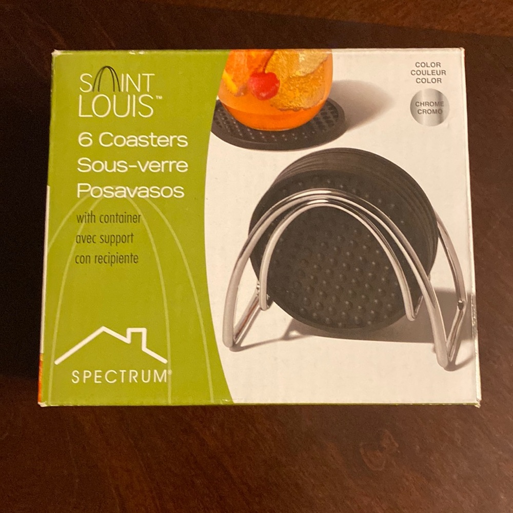 New Saint Louis 6 Coaster Set
